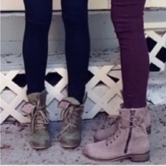 Sam Edelman Army Green Mackay Suede Boots - Picture 12 of 12